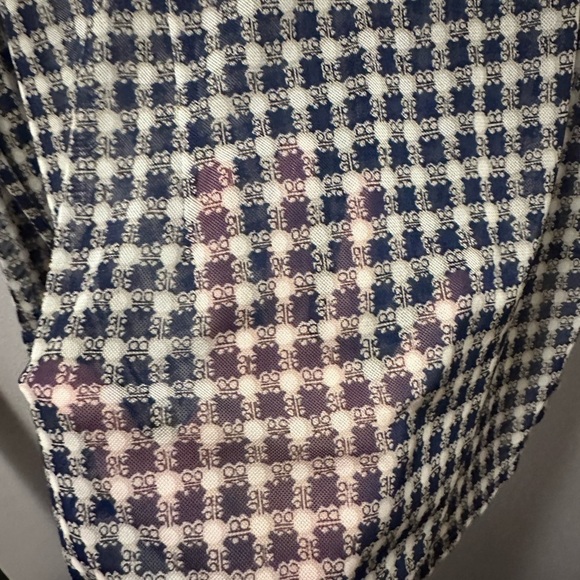 CAbi button shirt semi sheer blue small - Picture 2 of 5